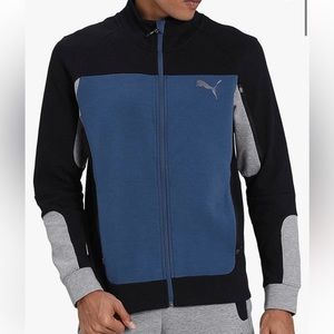 Puma Men’s EVOSTRIPE Hooded Sweater Jacket, Size M